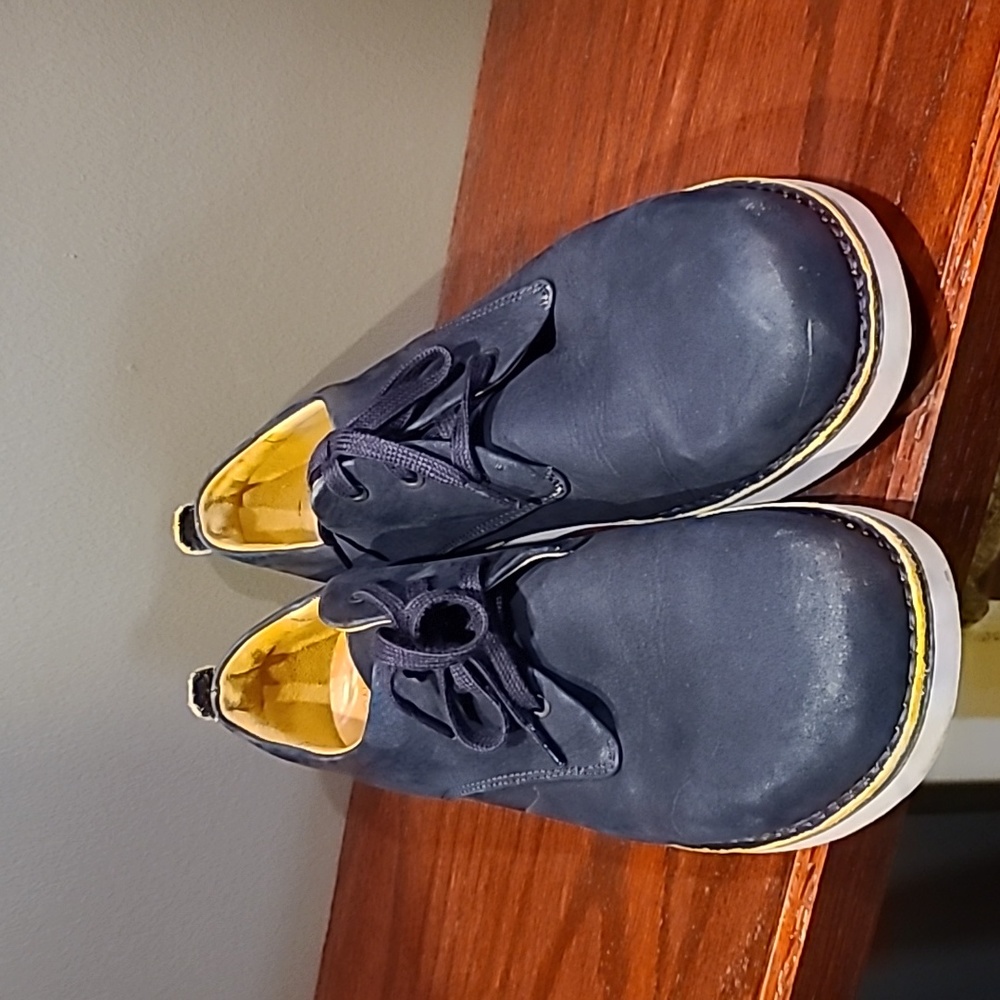 Samuel Hubbard Navy Grey Loafer